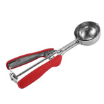 Paletta per gelato con manico in silicone in acciaio inossidabile 304, diametro, 4cm, 5cm, 6cm