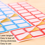 2 buste autoadesive con etichette adesive scritte a mano, 4608 Red 50x28mm, 4608 Blue 50x28mm, 4621 Red 26x15mm, 4621 Blue 26x15mm, 4622 Red 28x20mm, 4622 Blue 28x20mm, 4623 Red 28x20mm, 4623 Blue 28x20mm, 4625 Red 37x25mm, 4625 Blue 37x25mm           ...