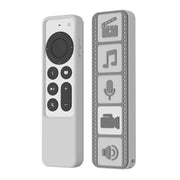 Custodia protettiva antiscivolo impermeabile per telecomando in silicone per Apple TV 4K 2021, (Brown), (Black), (Gray White), (Luminous Color)