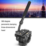 Qing zhuangshi DA IQ90 treppiede per fotocamera reflex riprese con teleobiettivo per uccelli, maniglia per schermo della diga, giunto cardanico, Q90