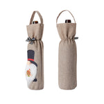 2 pezzi Forniture per decorazioni natalizie Tote Bottle Cover Borsa per vino rosso champagne