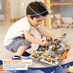 Gioco Treno Spaziale con 3 Veicoli e Radar, 32cm