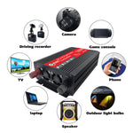 Gurxun Inverter a onda sinusoidale per auto ad alta potenza da 12000 W, 12000W 48V To 220V, 12000W 12V To 220V, 12000W 24V To 220V, 12000W 60V To 220V, 12000W 12V To 110V