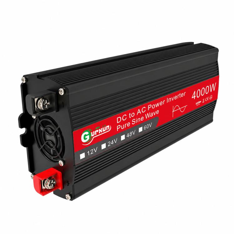Gurxun 4000W Home Car Power Converter Inverter a onda sinusoidale, 4000W 12V To 220V, 4000W 24V To 220V, 4000W 48V To 220V, 4000W 60V To 220V
