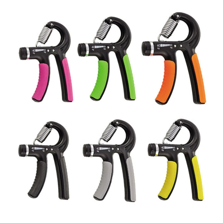 10-40 kg Palestra regolabile per allenamento con le dita con impugnatura a forma di R, 10-40kg Black Orange, 10-40kg Black, 10-40kg Black Yellow, 10-40kg Black Gray, 10-40kg Black Green, 10-40kg Black Rose Red