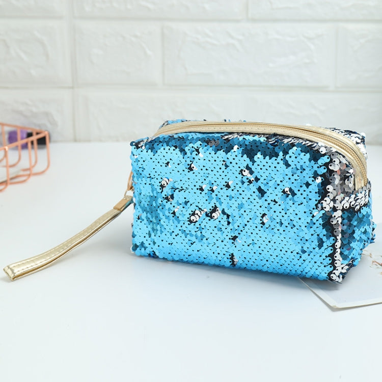 Borsa da viaggio portatile per cosmetici con paillettes all'anice, Red, Black, Pink, Rose Red, Royal Blue, Gold, Rose Gold
