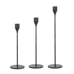 3 pezzi / set portacandele in ferro battuto per decorazioni per la casa, stile:, 3 PCS / Set Thin Bottom (Black), 3 PCS / Set Thin Bottom (Imitation Gold), 3 PCS / Set Thin Bottom (Silver), 3 PCS / Set Thin Bottom (Gold), 3 PCS / Set Thick Bottom (Blac...