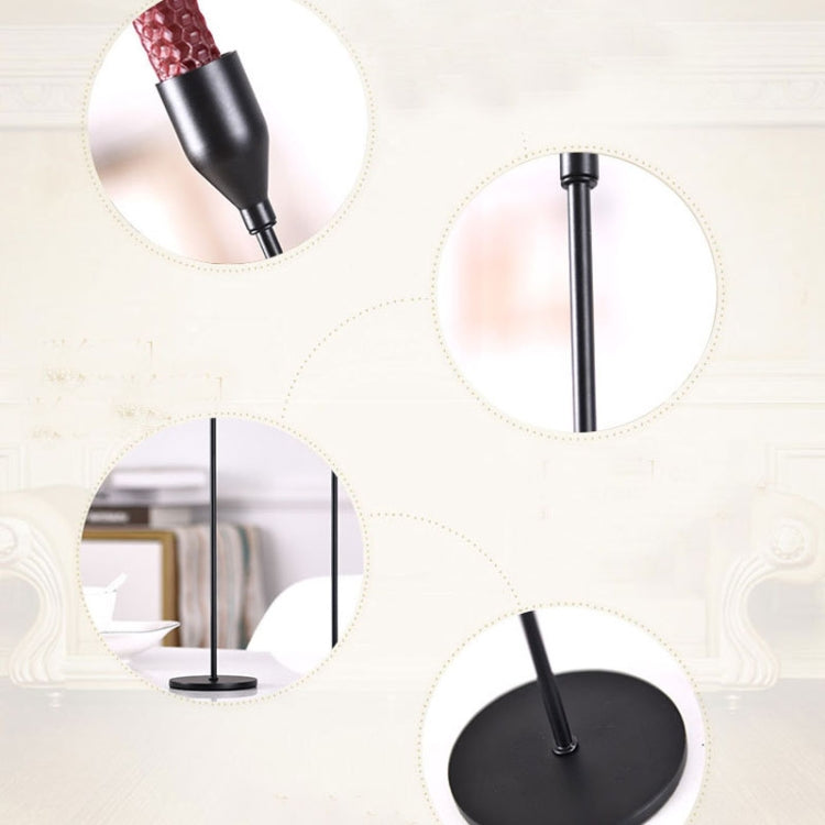 3 pezzi / set portacandele in ferro battuto per decorazioni per la casa, stile:, 3 PCS / Set Thin Bottom (Black), 3 PCS / Set Thin Bottom (Imitation Gold), 3 PCS / Set Thin Bottom (Silver), 3 PCS / Set Thin Bottom (Gold), 3 PCS / Set Thick Bottom (Blac...