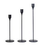 3 pezzi / set portacandele in ferro battuto per decorazioni per la casa, stile:, 3 PCS / Set Thin Bottom (Black), 3 PCS / Set Thin Bottom (Imitation Gold), 3 PCS / Set Thin Bottom (Silver), 3 PCS / Set Thin Bottom (Gold), 3 PCS / Set Thick Bottom (Blac...