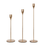 3 pezzi / set portacandele in ferro battuto per decorazioni per la casa, stile:, 3 PCS / Set Thin Bottom (Black), 3 PCS / Set Thin Bottom (Imitation Gold), 3 PCS / Set Thin Bottom (Silver), 3 PCS / Set Thin Bottom (Gold), 3 PCS / Set Thick Bottom (Blac...