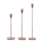 3 pezzi / set portacandele in ferro battuto per decorazioni per la casa, stile:, 3 PCS / Set Thin Bottom (Black), 3 PCS / Set Thin Bottom (Imitation Gold), 3 PCS / Set Thin Bottom (Silver), 3 PCS / Set Thin Bottom (Gold), 3 PCS / Set Thick Bottom (Blac...