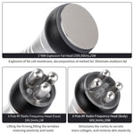 Dispositivo di bellezza a radiofrequenza con dispositivo di sabbiatura ad ultrasuoni 3 in 1 40K, Metal Handle, Plastic Handle