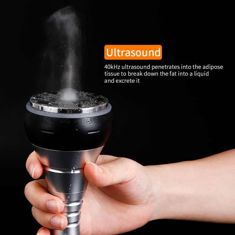 Dispositivo di bellezza a radiofrequenza con dispositivo di sabbiatura ad ultrasuoni 3 in 1 40K, Metal Handle, Plastic Handle