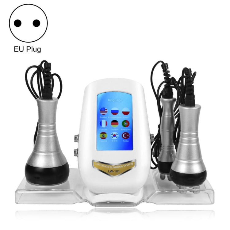 Dispositivo di bellezza a radiofrequenza con dispositivo di sabbiatura ad ultrasuoni 3 in 1 40K, Metal Handle, Plastic Handle