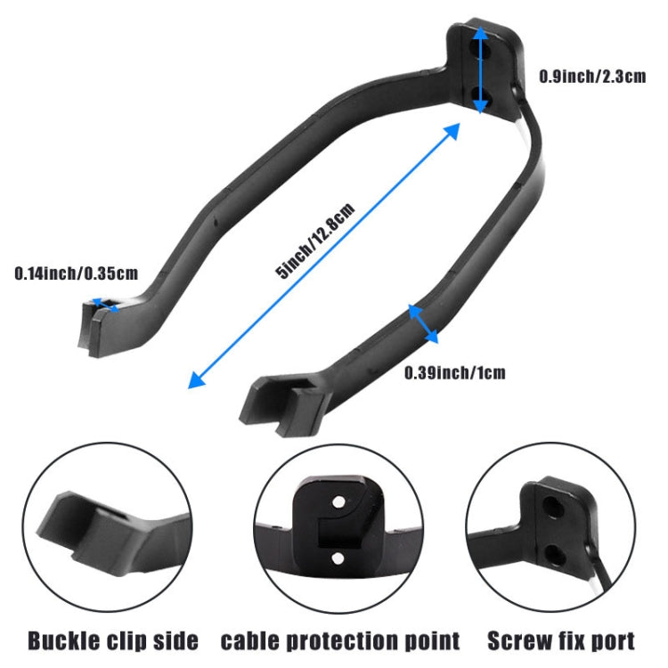 X0259 Copri staffa ammortizzatore parafango posteriore scooter elettrico per Xiaomi Mijia M365, X0259 Black, X0259 White, X0259 Red