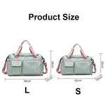 B-X336 Borsa da viaggio impermeabile per bagagli da palestra di grande capacità, S, L