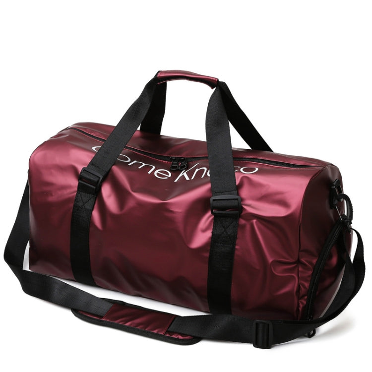 B-316 Borsa da viaggio per borsa da fitness impermeabile lucida di grande capacità, Red, Blue, Black, Grey