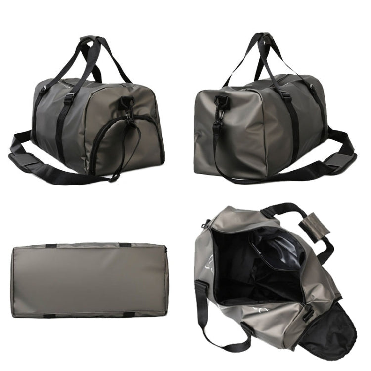 B-316 Borsa da viaggio per borsa da fitness impermeabile lucida di grande capacità, Red, Blue, Black, Grey