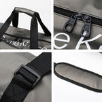 B-316 Borsa da viaggio per borsa da fitness impermeabile lucida di grande capacità, Red, Blue, Black, Grey
