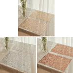 Tovaglietta isolante resistente da tavolo in PVC cavo da 6 pezzi, Gold, Silver, Copper