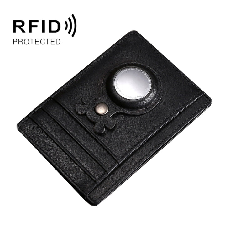 Portafoglio in pelle con RFID e slot per AirTag