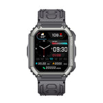 KR06 Orologio da chiamata intelligente per il monitoraggio della pressione sanguigna della frequenza cardiaca da 1,8 pollici, Black, Green