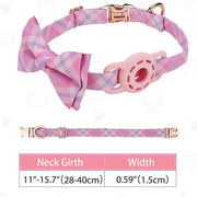 Collare Pet Tracker per AirTag - Rosa e Blu