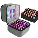 Borsa porta smalto per unghie Organizzatore portatile per rossetto con olio essenziale, Grey