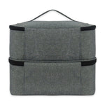Borsa porta smalto per unghie Organizzatore portatile per rossetto con olio essenziale, Grey