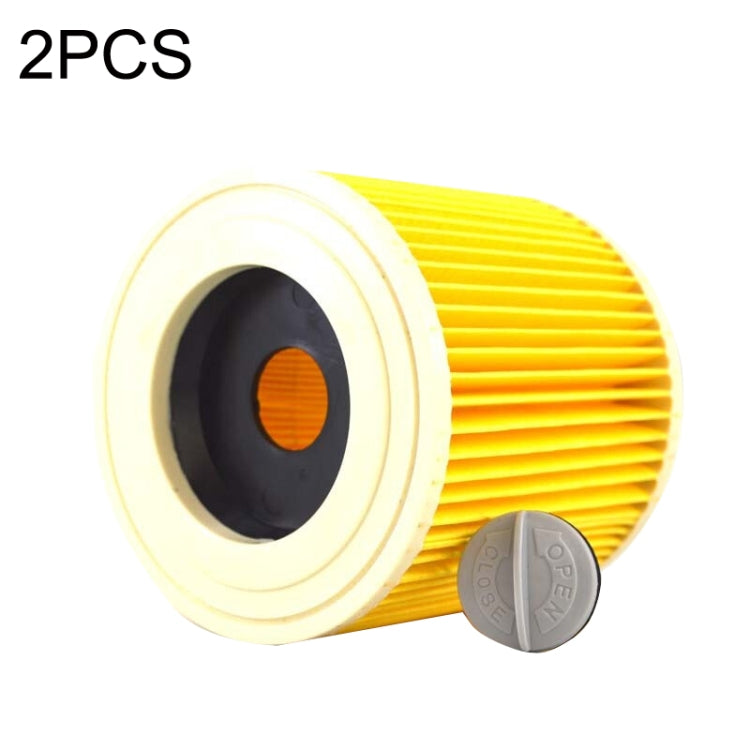Filtro HEPA da 2 pezzi per accessori per aspirapolvere Karcher A2004 / A2204, For Karcher A2004 / A2204