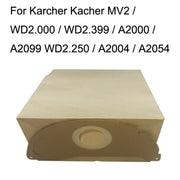 5PCS Sacchetto di Carta Rifiuti per Karcher WD2250/A2004/A2054/MV2 Accessori per Aspirapolvere