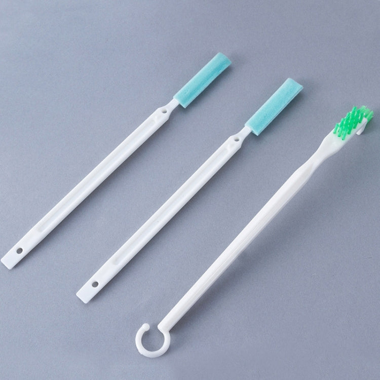 Set 10 spazzole per pulizia fessure tazze e lavandini