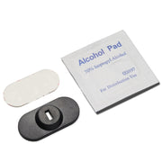 Base per serratura di sicurezza antifurto esterna per computer da 2 PC, Black, Silver Gray