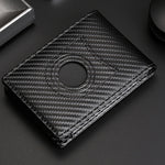 Portafoglio uomo in pelle con porta carte e tracker RFID