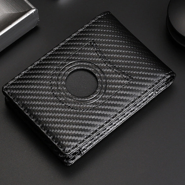 Portafoglio uomo in pelle con porta carte e tracker RFID