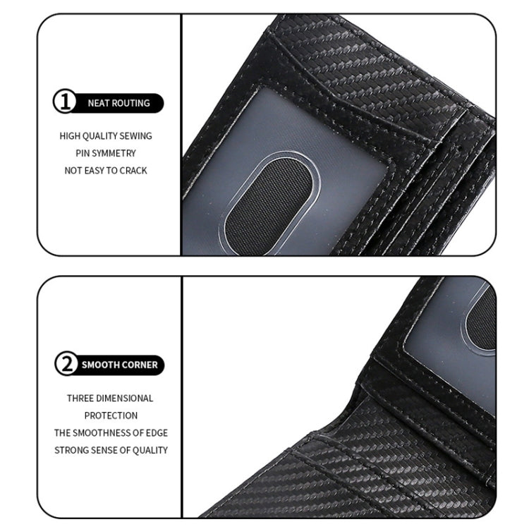 Portafoglio uomo in pelle con porta carte e tracker RFID