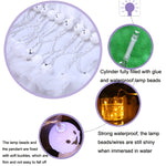 Luce della stringa dell'ornamento del fantasma del panno luminoso della decorazione di Halloween del LED, 1.5m 10 Lights, 3m 20 Lights, 6m 40 Lights