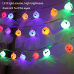 Luce della stringa dell'ornamento del fantasma del panno luminoso della decorazione di Halloween del LED, 1.5m 10 Lights, 3m 20 Lights, 6m 40 Lights