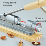 Walnut Clip Home Strumento per sbucciare le noci Pinza per rompere il guscio delle noci, Wooden