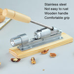 Walnut Clip Home Strumento per sbucciare le noci Pinza per rompere il guscio delle noci, Wooden