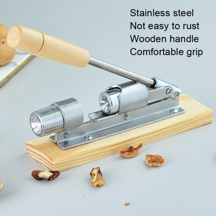 Walnut Clip Home Strumento per sbucciare le noci Pinza per rompere il guscio delle noci, Wooden