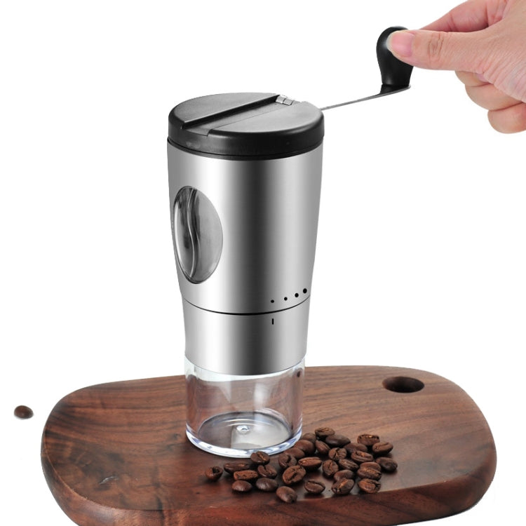 Macchina per la macinazione manuale del chicco di caffè Piccola macchina da caffè portatile per uso domestico, Stainless Steel