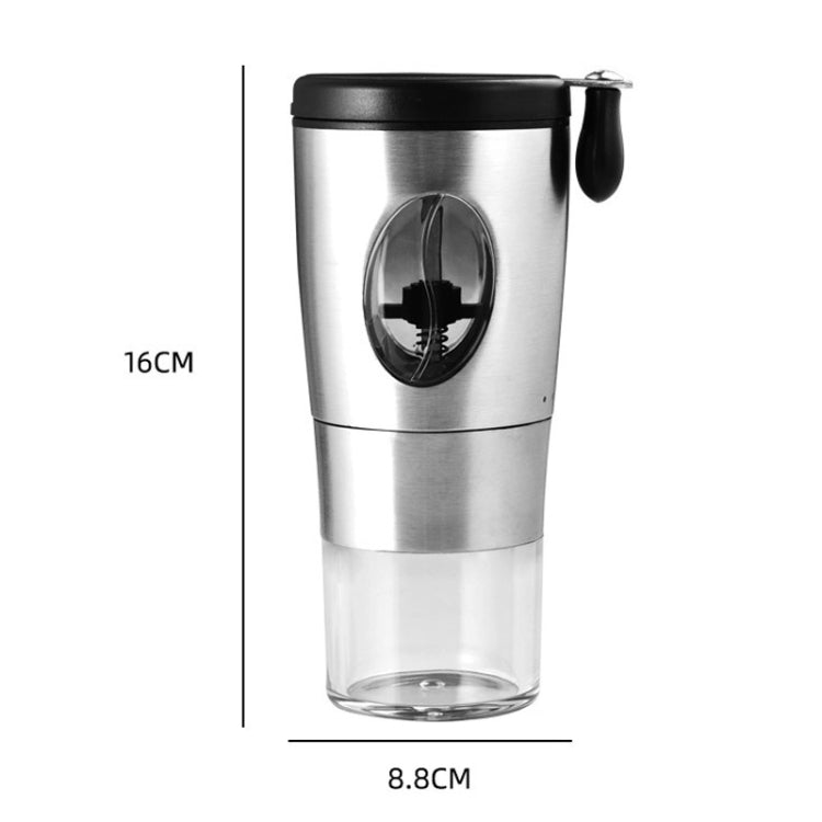Macchina per la macinazione manuale del chicco di caffè Piccola macchina da caffè portatile per uso domestico, Stainless Steel