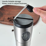 Macchina per la macinazione manuale del chicco di caffè Piccola macchina da caffè portatile per uso domestico, Stainless Steel