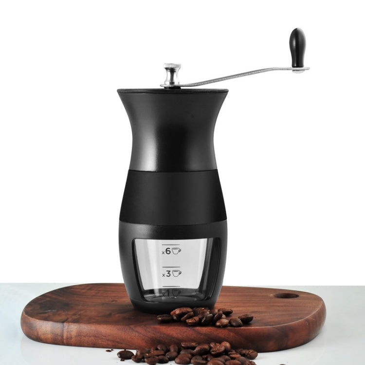 Macchina per caffè portatile per la macinazione del caffè con scuotimento a mano, Black
