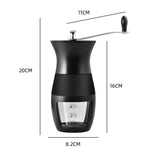 Macchina per caffè portatile per la macinazione del caffè con scuotimento a mano, Black