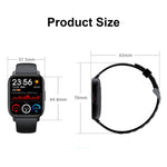 QS16Pro 1.69-Inch Health Monitoring Orologio intelligente impermeabile, supporta il rilevamento della temperatura corporea, White, Pink, Blue, Black, Silver Gray, Green, Black Steel, Thick Black Steel