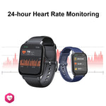 QS16Pro 1.69-Inch Health Monitoring Orologio intelligente impermeabile, supporta il rilevamento della temperatura corporea, White, Pink, Blue, Black, Silver Gray, Green, Black Steel, Thick Black Steel