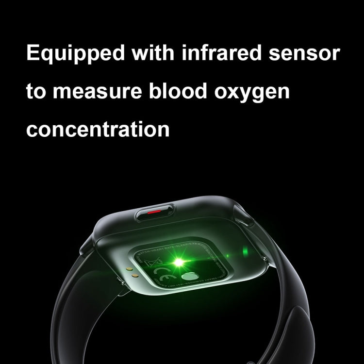 QS16Pro 1.69-Inch Health Monitoring Orologio intelligente impermeabile, supporta il rilevamento della temperatura corporea, White, Pink, Blue, Black, Silver Gray, Green, Black Steel, Thick Black Steel