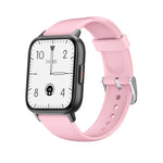 QS16Pro 1.69-Inch Health Monitoring Orologio intelligente impermeabile, supporta il rilevamento della temperatura corporea, White, Pink, Blue, Black, Silver Gray, Green, Black Steel, Thick Black Steel
